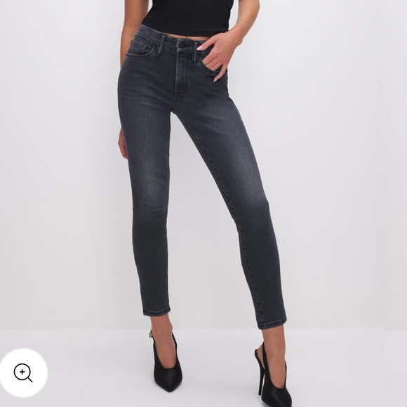 Good American Denim - Good American Always Fits Good Legs Skinny Cropped Jeans